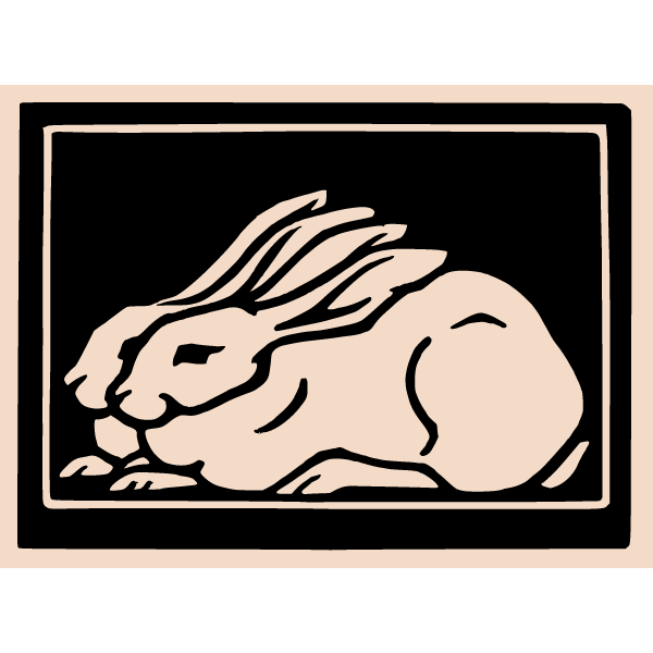 Julie de Graag „Two rabbits”